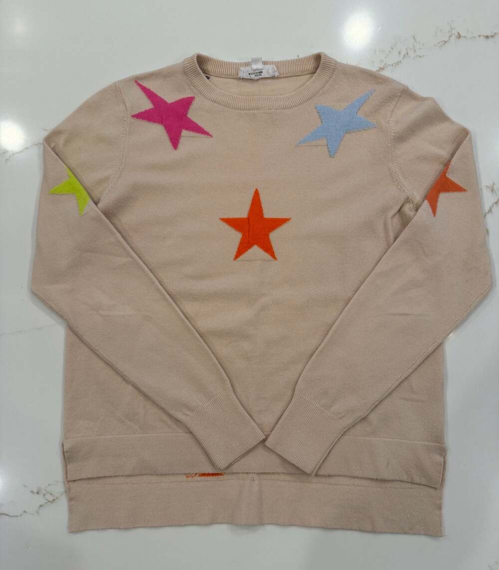 THML Cream Star Sweater S (4-6)